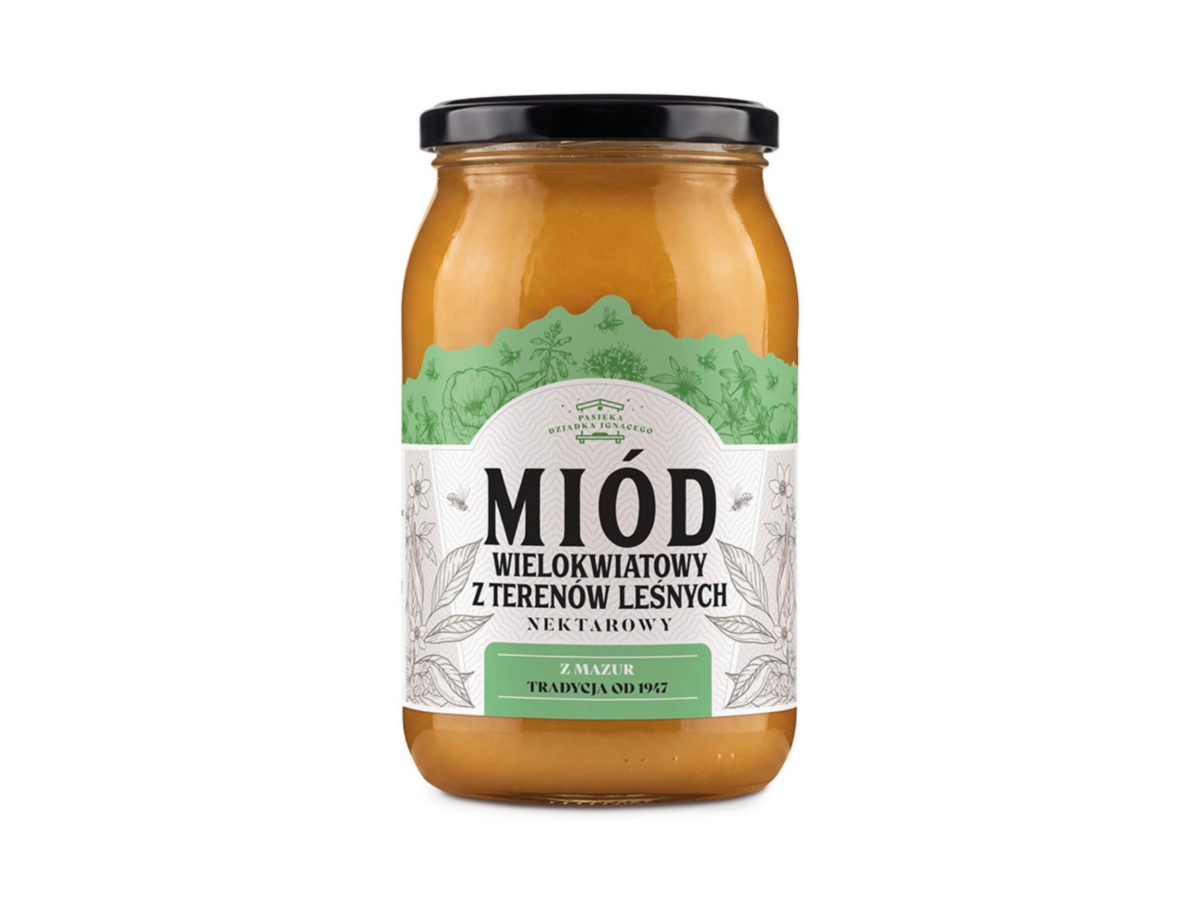 Miód wielokwiatowy z terenów leśnych