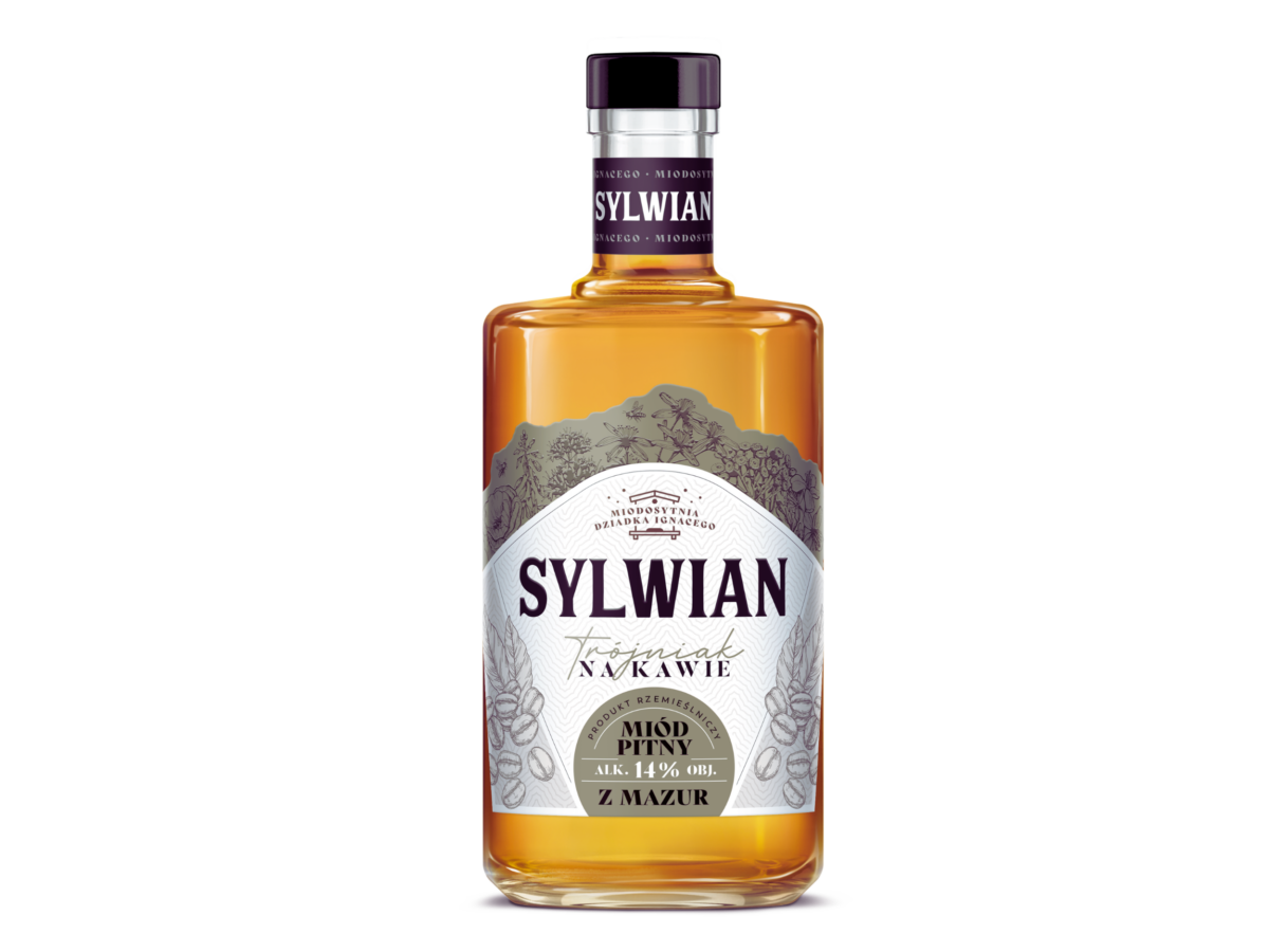 Miód Pitny Sylwian Na kawie 700 ml