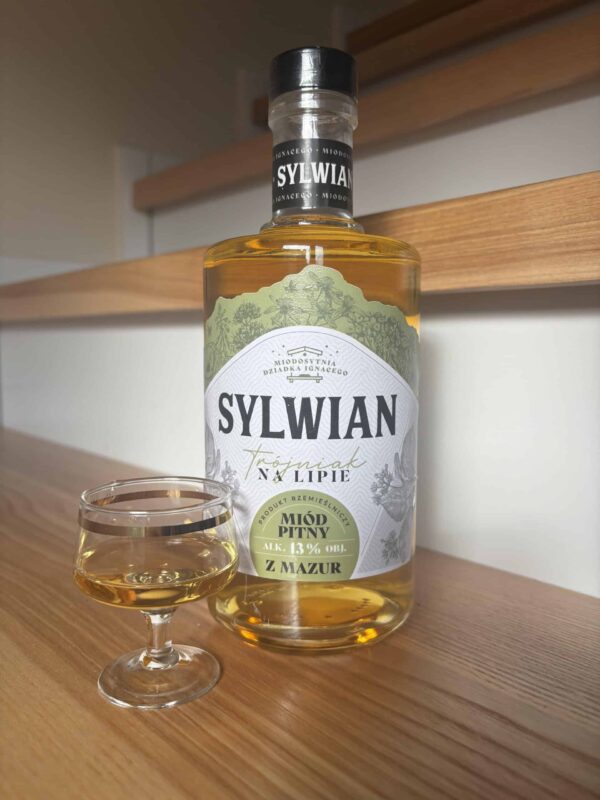 Miód Pitny Sylwian na Lipie 700Ml - obrazek 2
